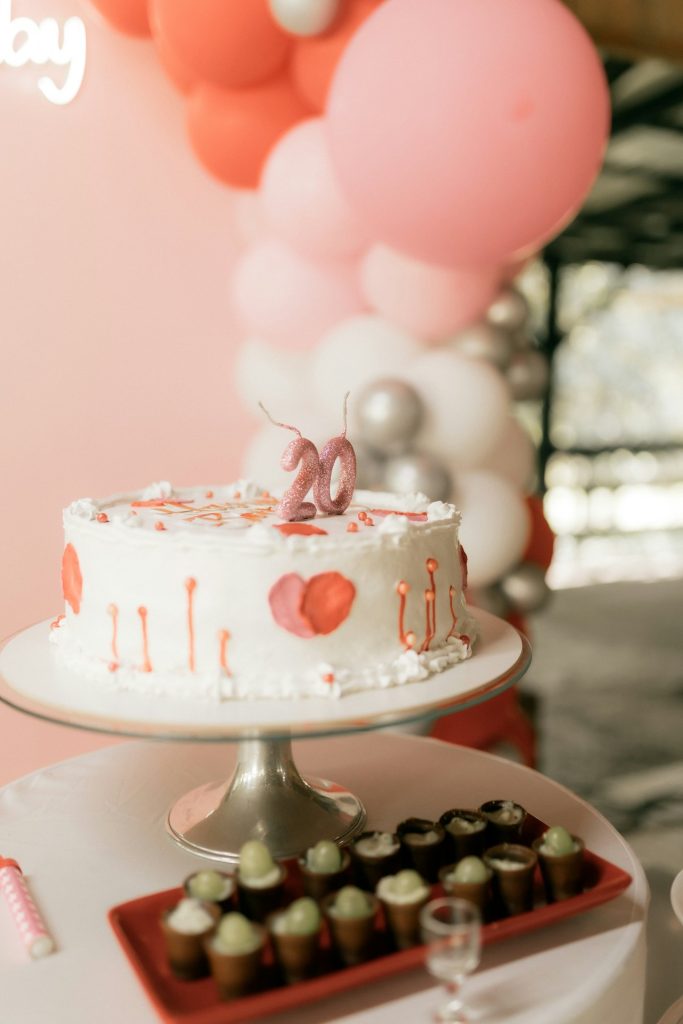 Signature Vanilla Bean Custom Birthday Cake